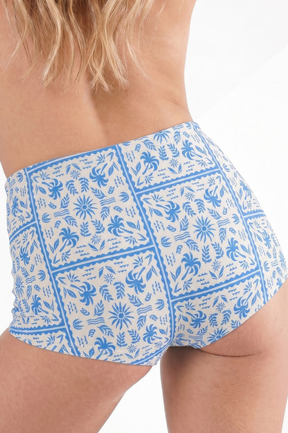 Shinesty Boyshort Underwear - Blue Tile