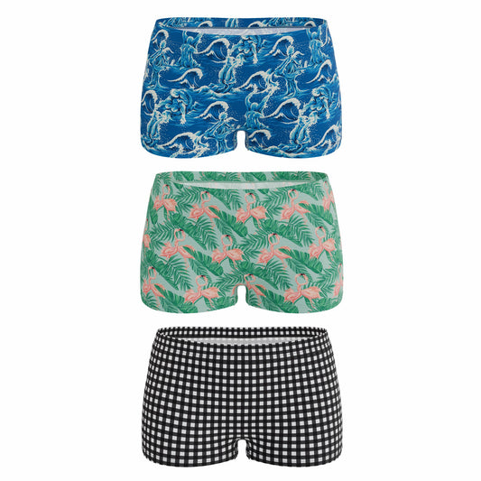 Shinesty Boyshort Underwear 3 Pack - Slippery