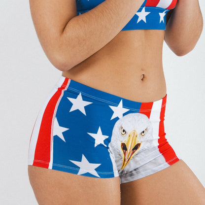 Shinesty Boyshort Underwear - American Flag