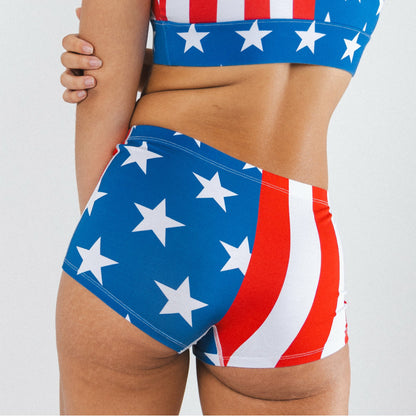 Shinesty Boyshort Underwear - American Flag
