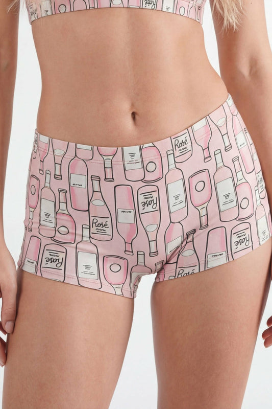 Shinesty Boyshort Underwear - Rosé Wine