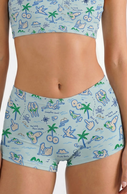 Shinesty Boyshort Underwear - Naughty Map