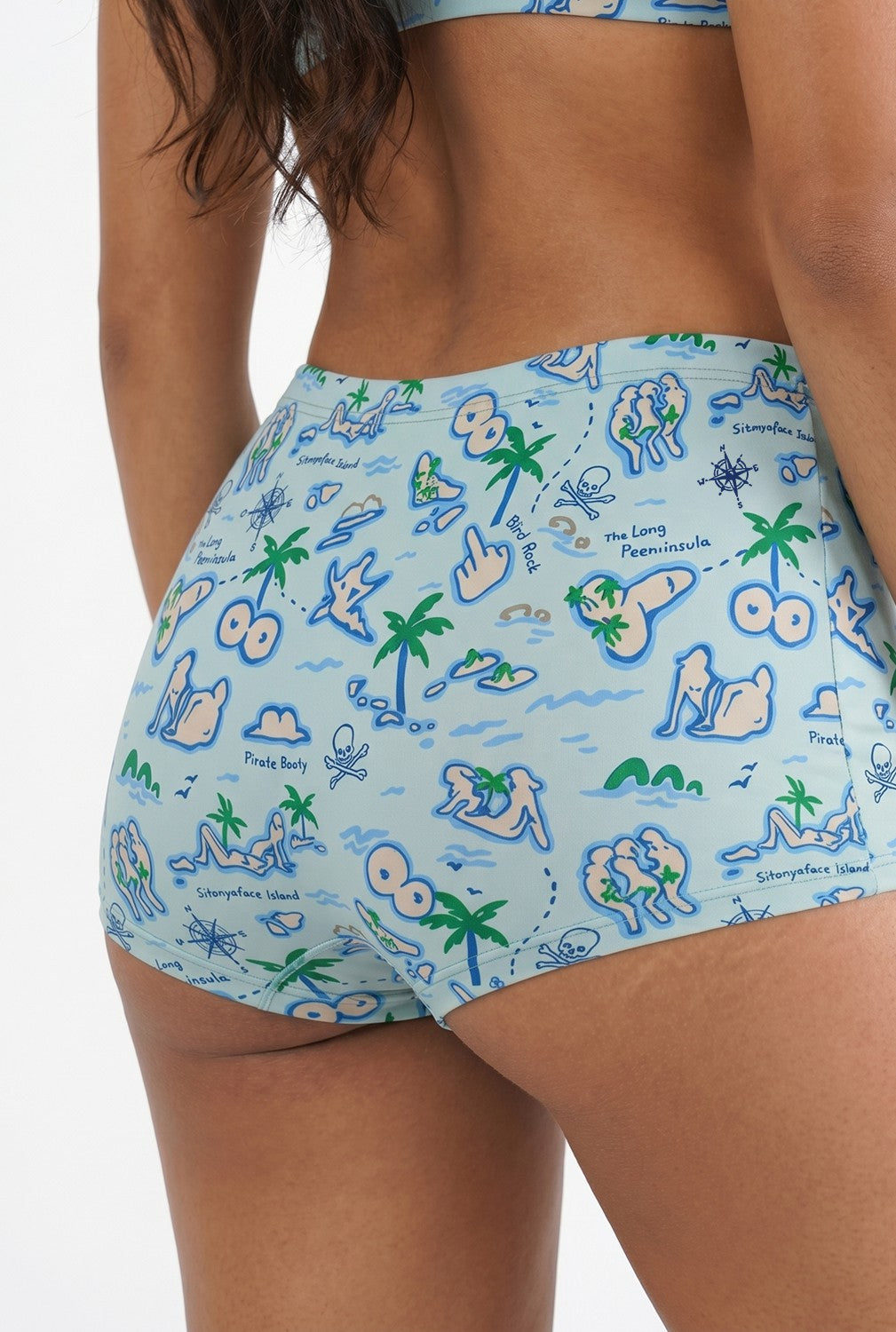 Shinesty Boyshort Underwear - Naughty Map