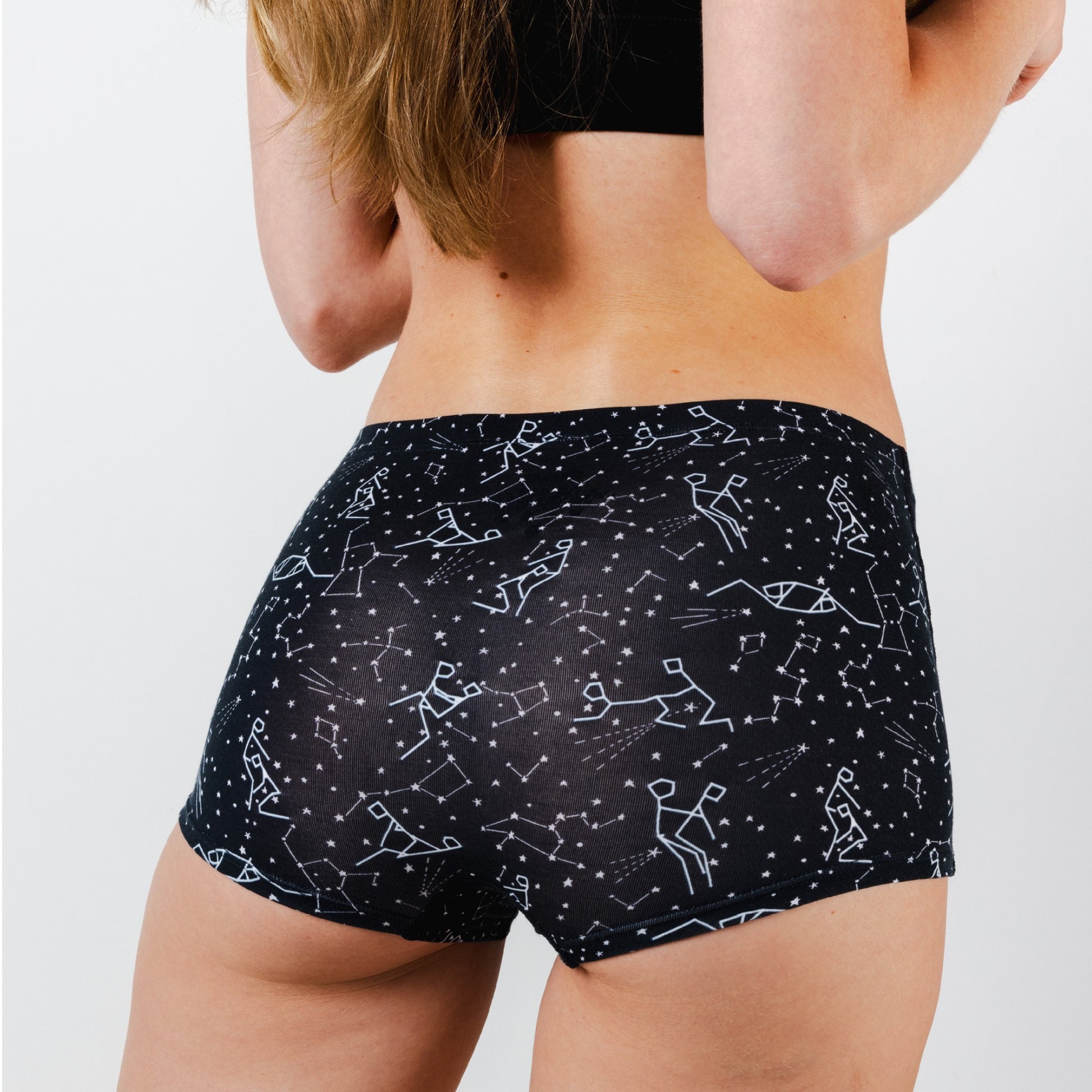 Shinesty Boyshort Underwear - Glow In The Dark Constellation