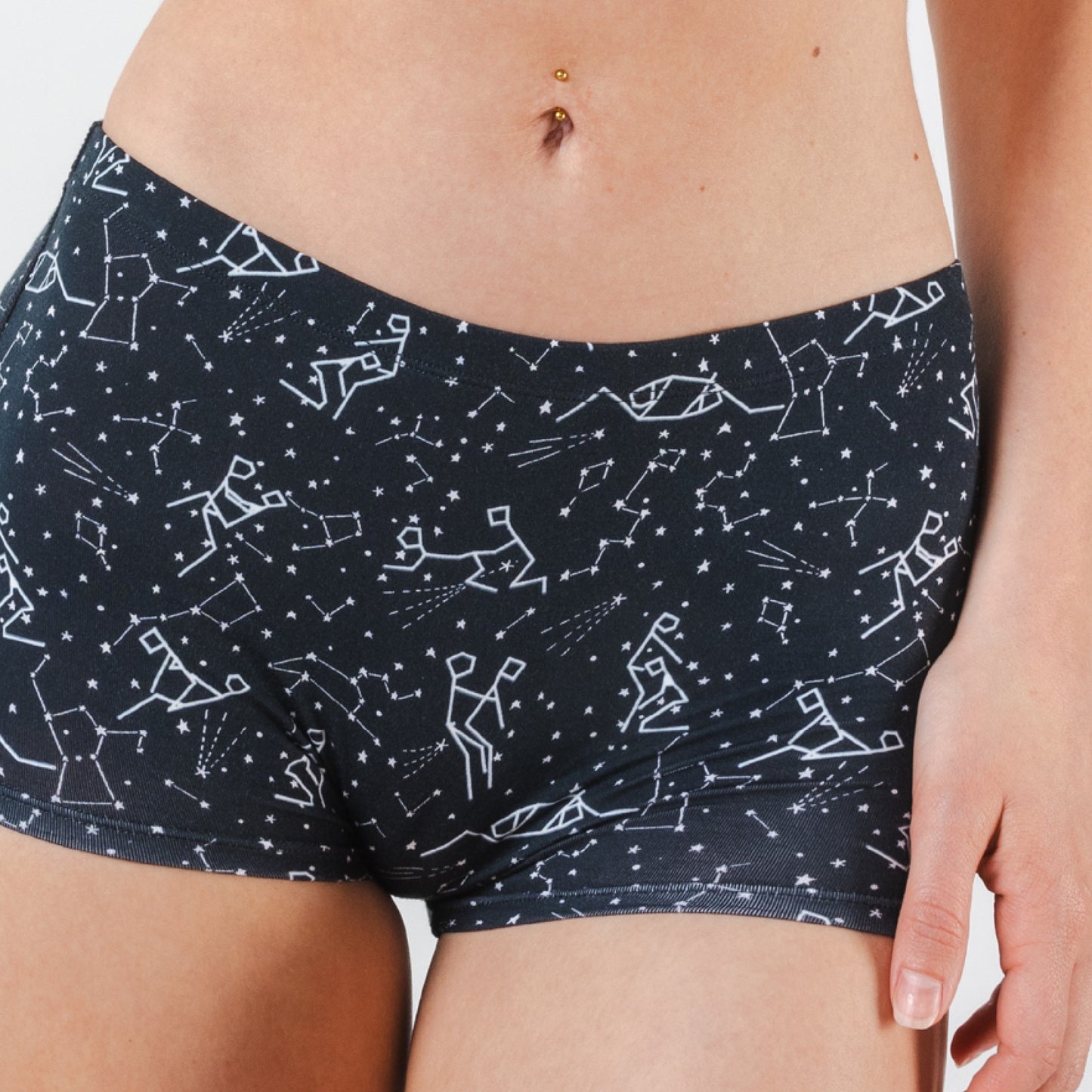 Shinesty Boyshort Underwear - Glow In The Dark Constellation