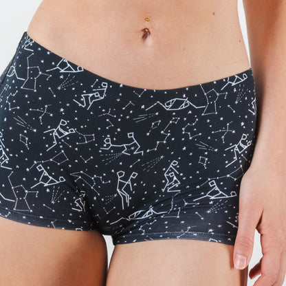 Shinesty Boyshort Underwear - Glow In The Dark Constellation