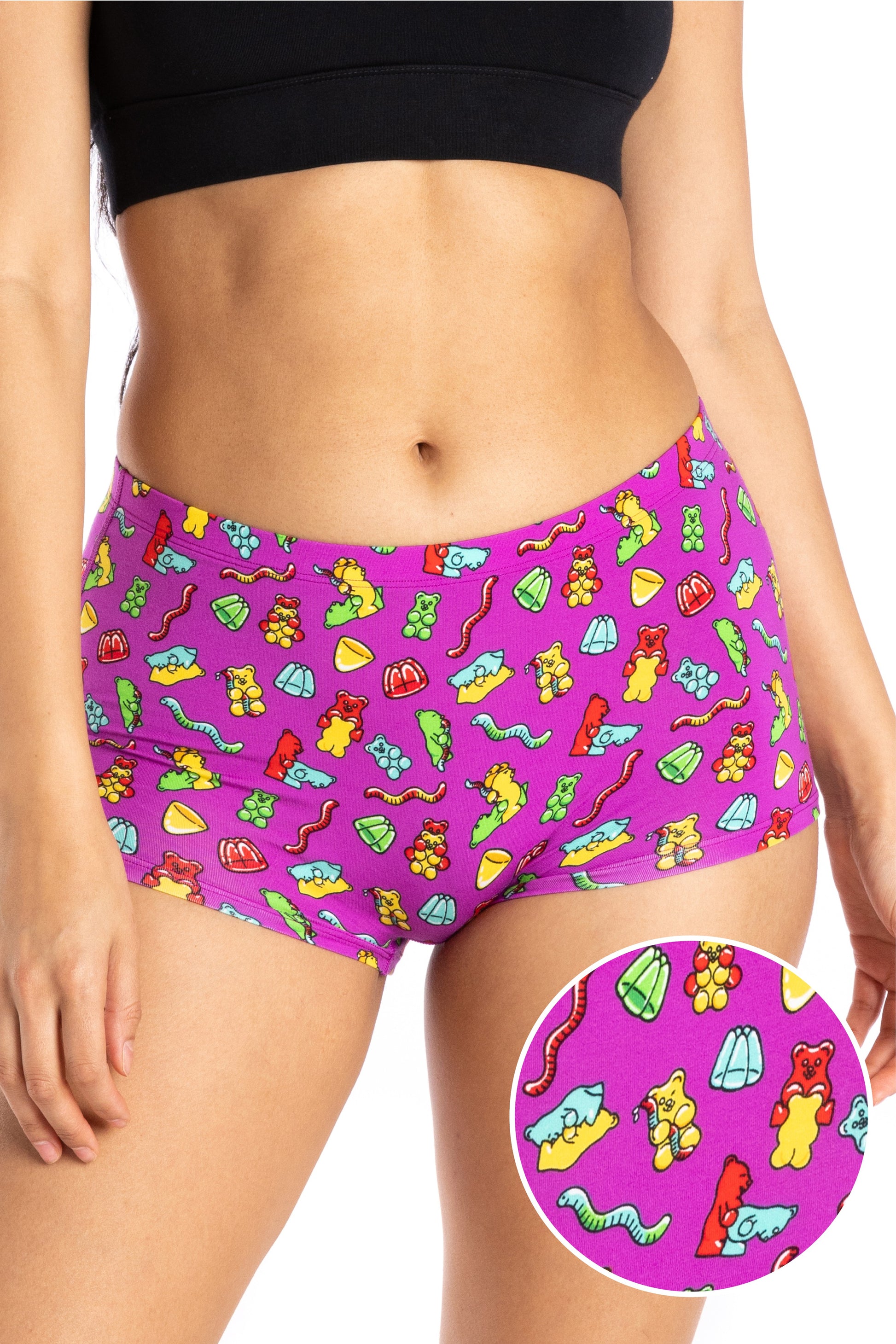 Shinesty Boyshort Underwear - Gummy Bear