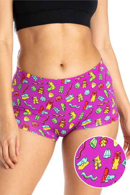 Shinesty Boyshort Underwear - Gummy Bear