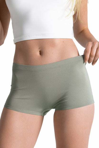 Shinesty Boyshort Underwear - Olive Green