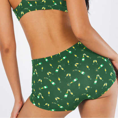 Shinesty New Years Modal Boyshort Underwear - The Champagne Showers