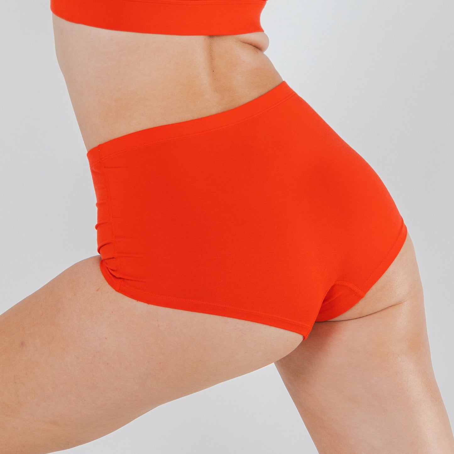 Shinesty Boyshort Underwear - Flame Scarlet Red