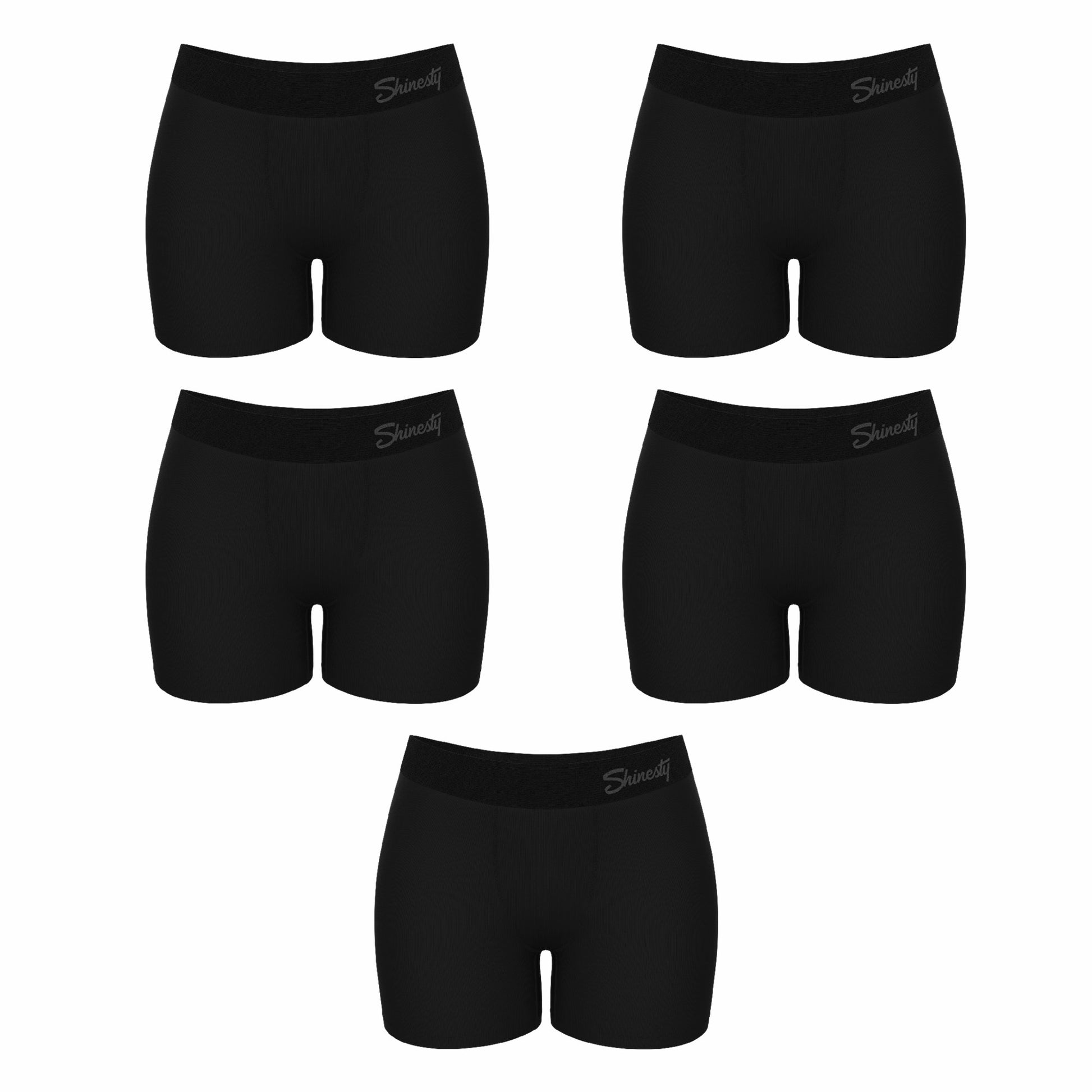 Shinesty WoBoxers Underwear 5 Pack - Black