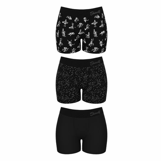 Shinesty WoBoxers Underwear 3 Pack - Womens Underwear Pack