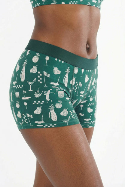 Shinesty WoBoxers Underwear - Green Golf