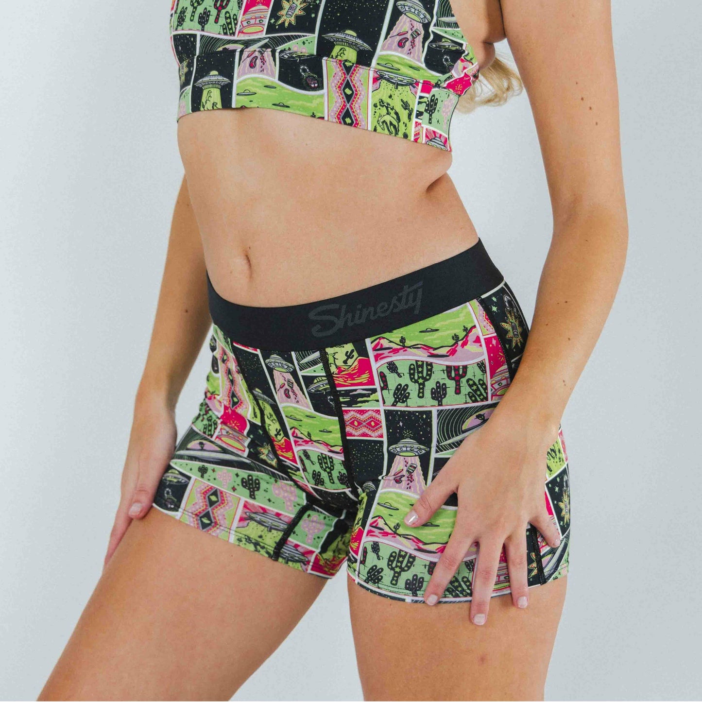 Shinesty WoBoxers Underwear - Retro-Futuristic Alien