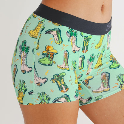 Shinesty WoBoxers Underwear - Cowboy Boots