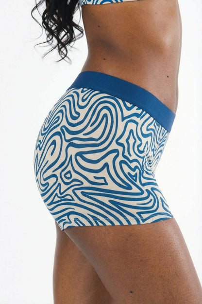 Shinesty WoBoxers Underwear - Abstract Navy Line