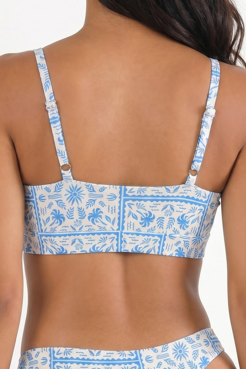 Shinesty Bralette - Blue Tile