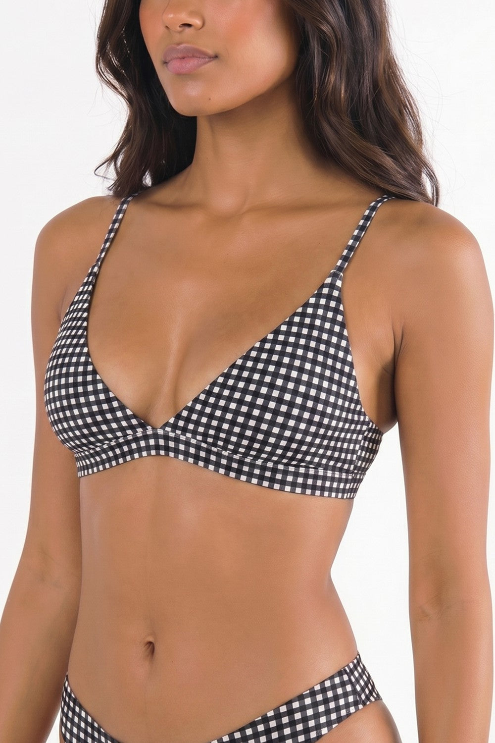 Shinesty Wireless Triangle Bralette - Window Pane