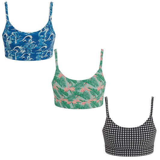 Shinesty Bralette 3 Pack - Slippery