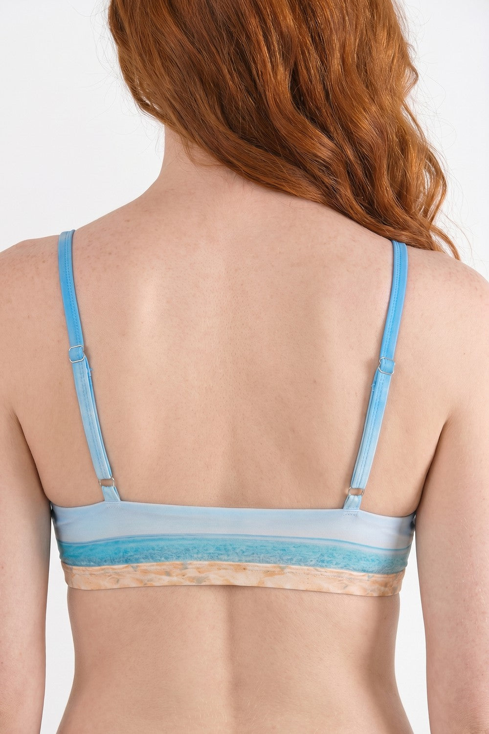 Shinesty Wireless Triangle Bralette - Palm Tree