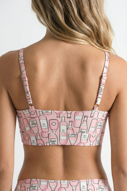 Shinesty Bralette - Rosé Wine