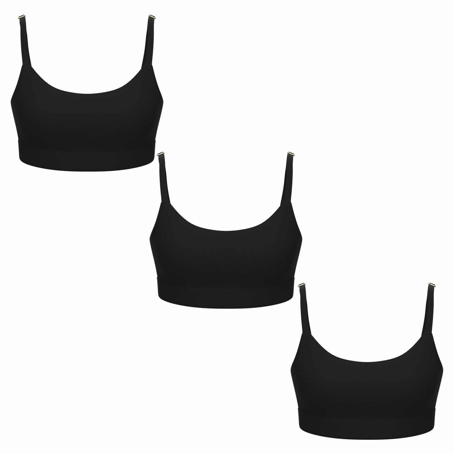 Shinesty Bralette 3 Pack - Black