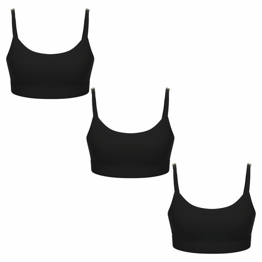 Shinesty Bralette 3 Pack - Black