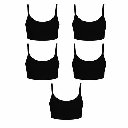 Shinesty Bralette 5 Pack - Black