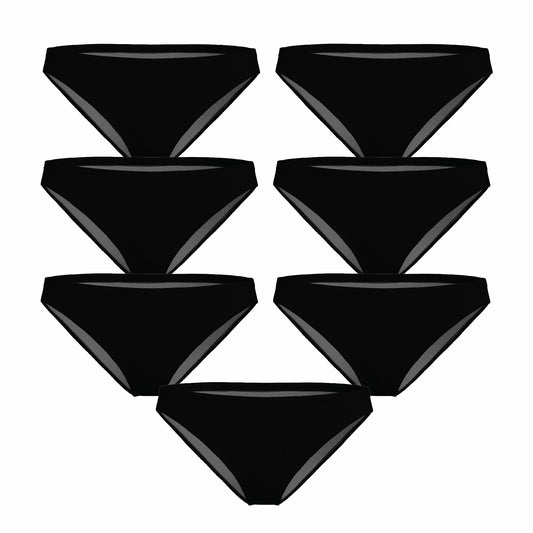 Shinesty Bikini Underwear 7 Pack - Black