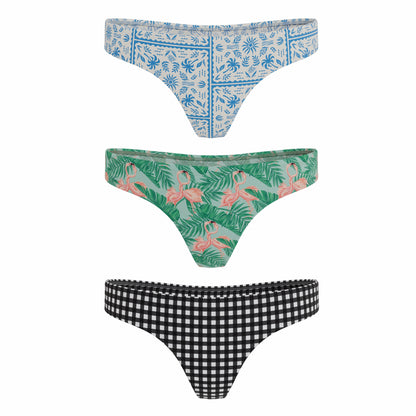 Shinesty MicroModal Thong 3 Pack - Out of Office