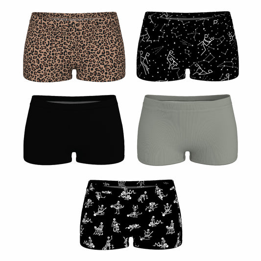 Shinesty Boyshort Underwear 5 Pack - Best Sellers