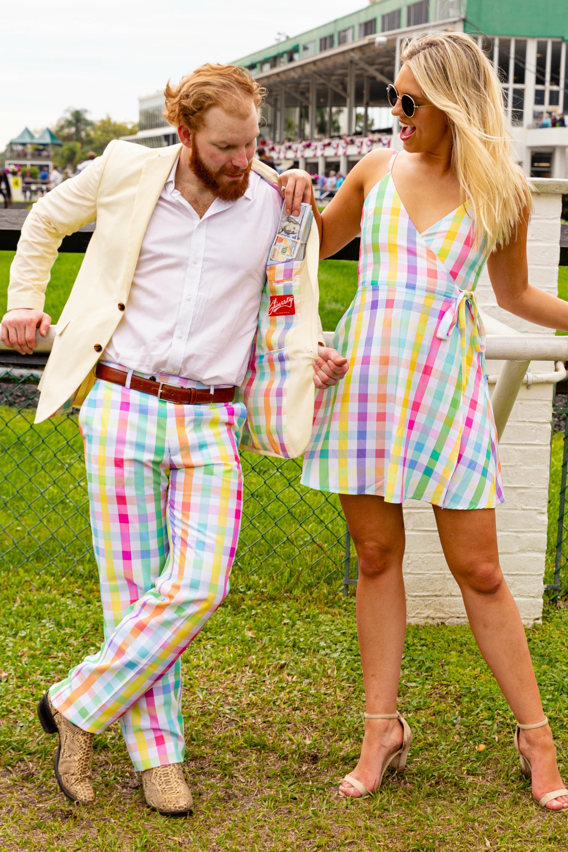 Shinesty Strappy Dress - Plaid Strappy Dress