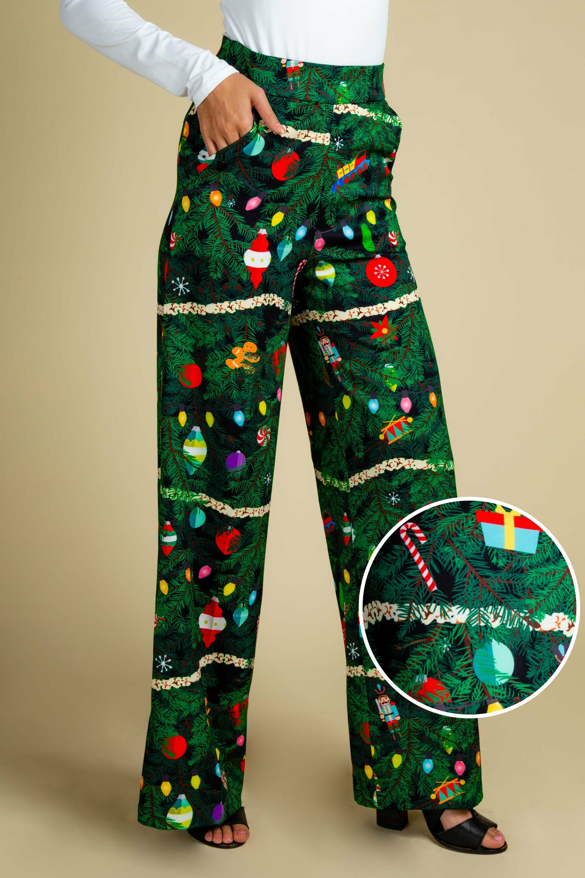 Shinesty Suit Pants - Womens Christmas Tree