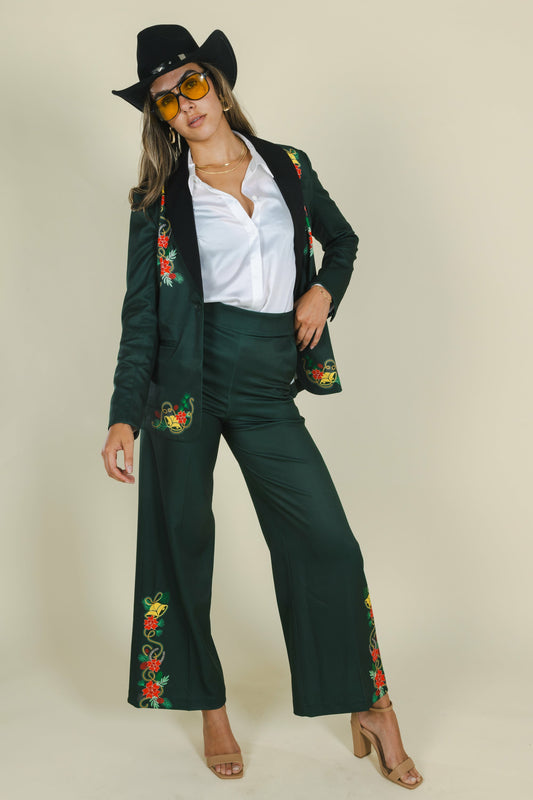 Shinesty Suit - Dark Green Holiday Placement