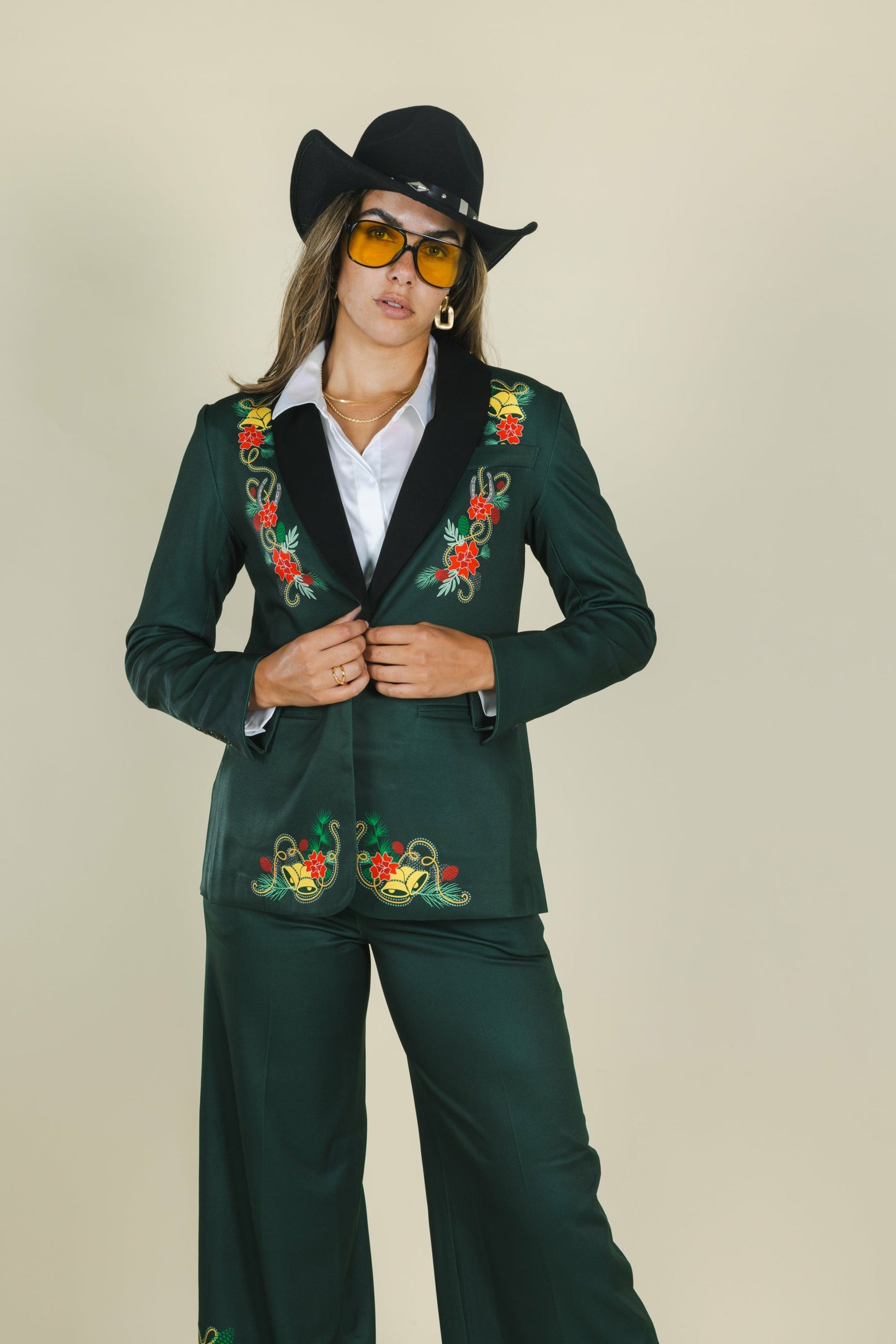 Shinesty Suit - Dark Green Holiday Placement