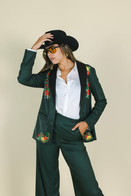 Shinesty Suit - Dark Green Holiday Placement