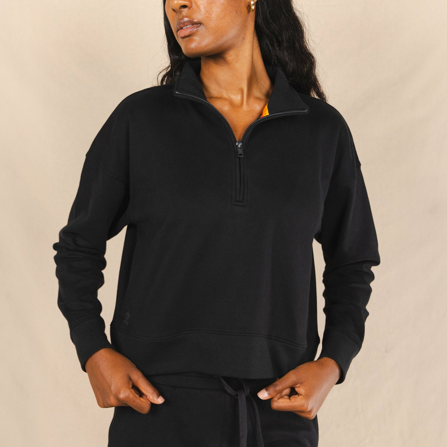 Shinesty WoHalf Zip Hoodie - Black