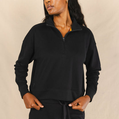 Shinesty WoHalf Zip Hoodie - Black
