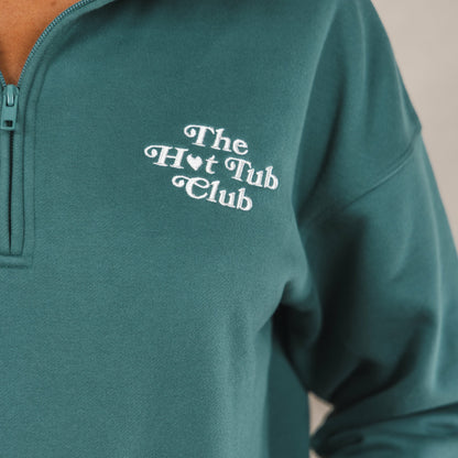 Shinesty WoHalf Zip Hoodie - Green