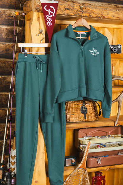 Shinesty WoHalf Zip Hoodie - Green