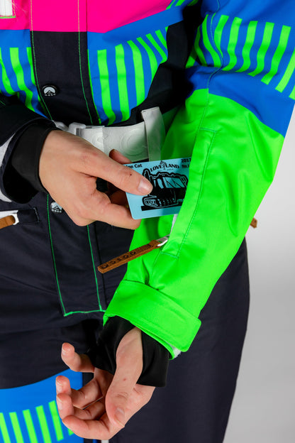 Shinesty Ski Onesie - Retro Black