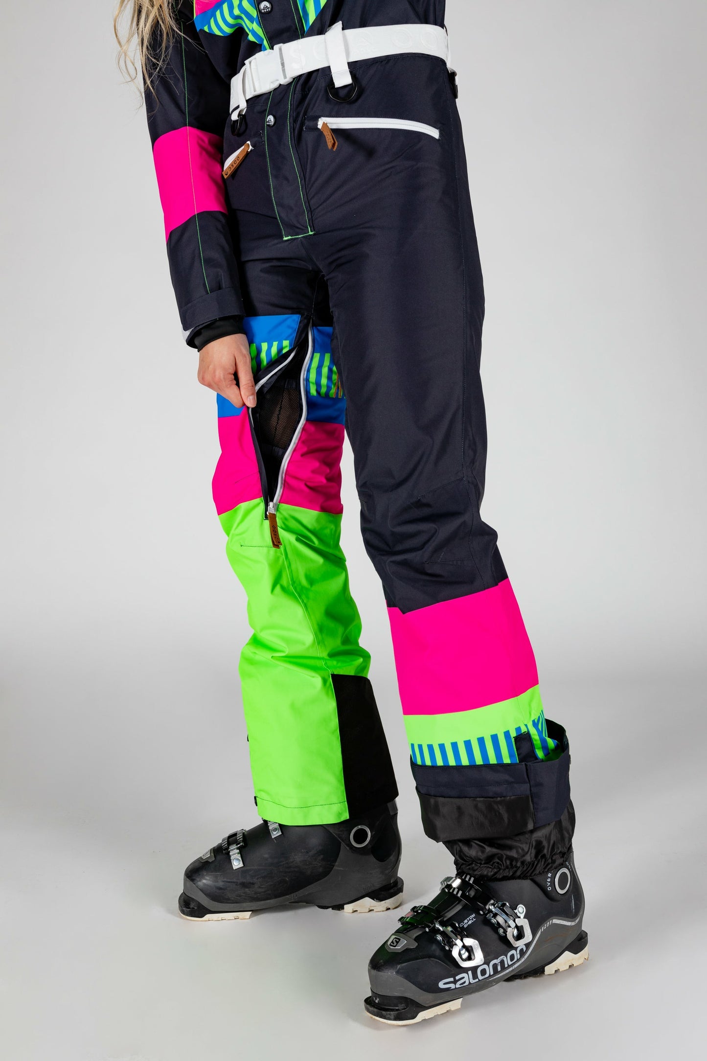 Shinesty Ski Onesie - Retro Black