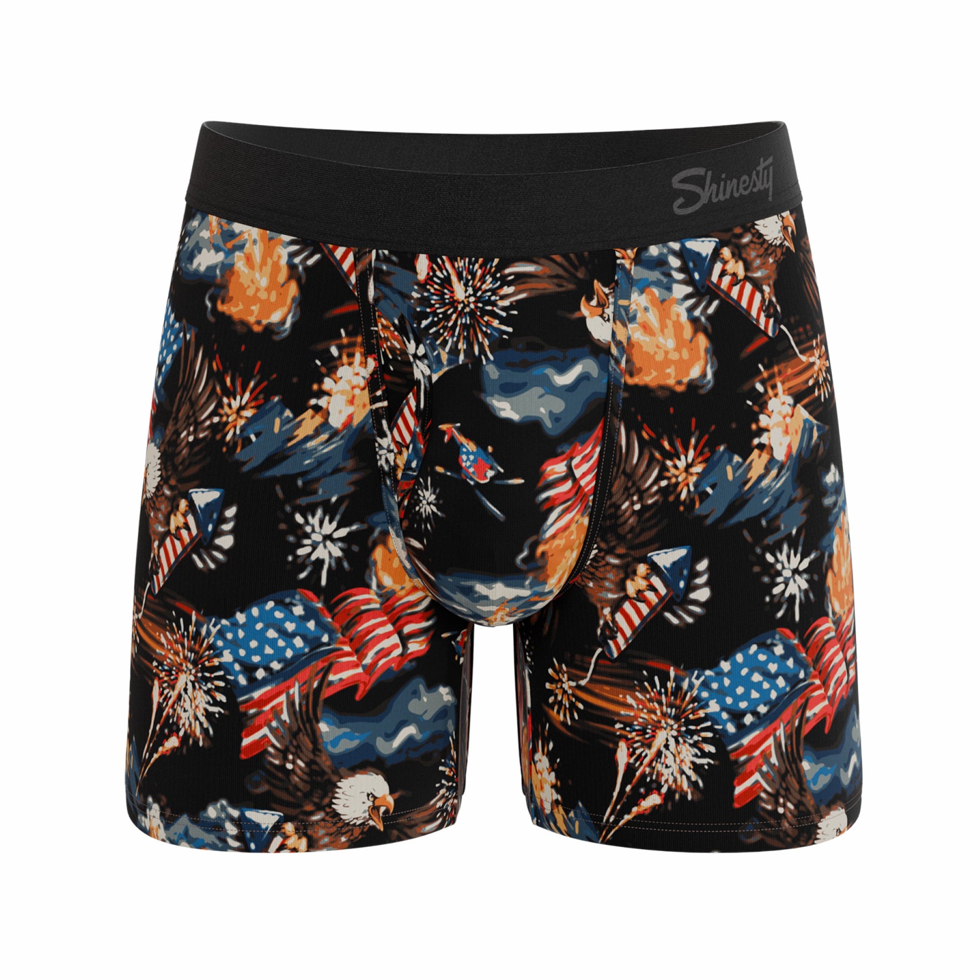 Shinesty Ball Hammock® Pouch Underwear With Fly - Americana Eagles