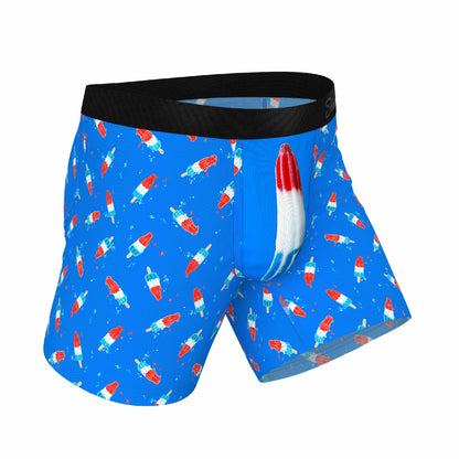 Shinesty Ball Hammock® Pouch Underwear - USA Popsicle