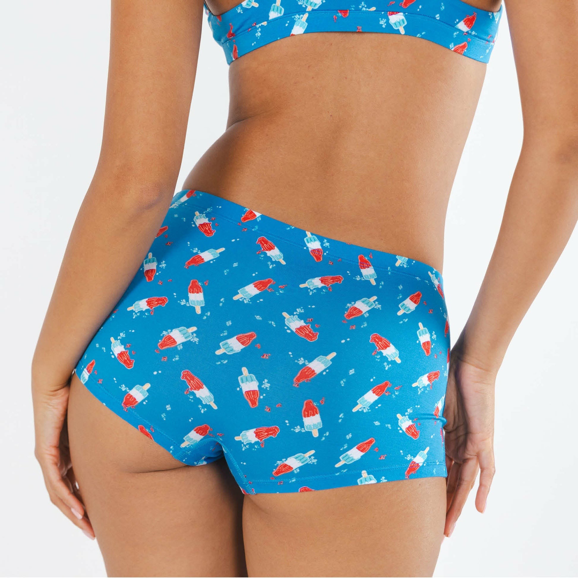 Shinesty Boyshort Underwear - USA Popsicle