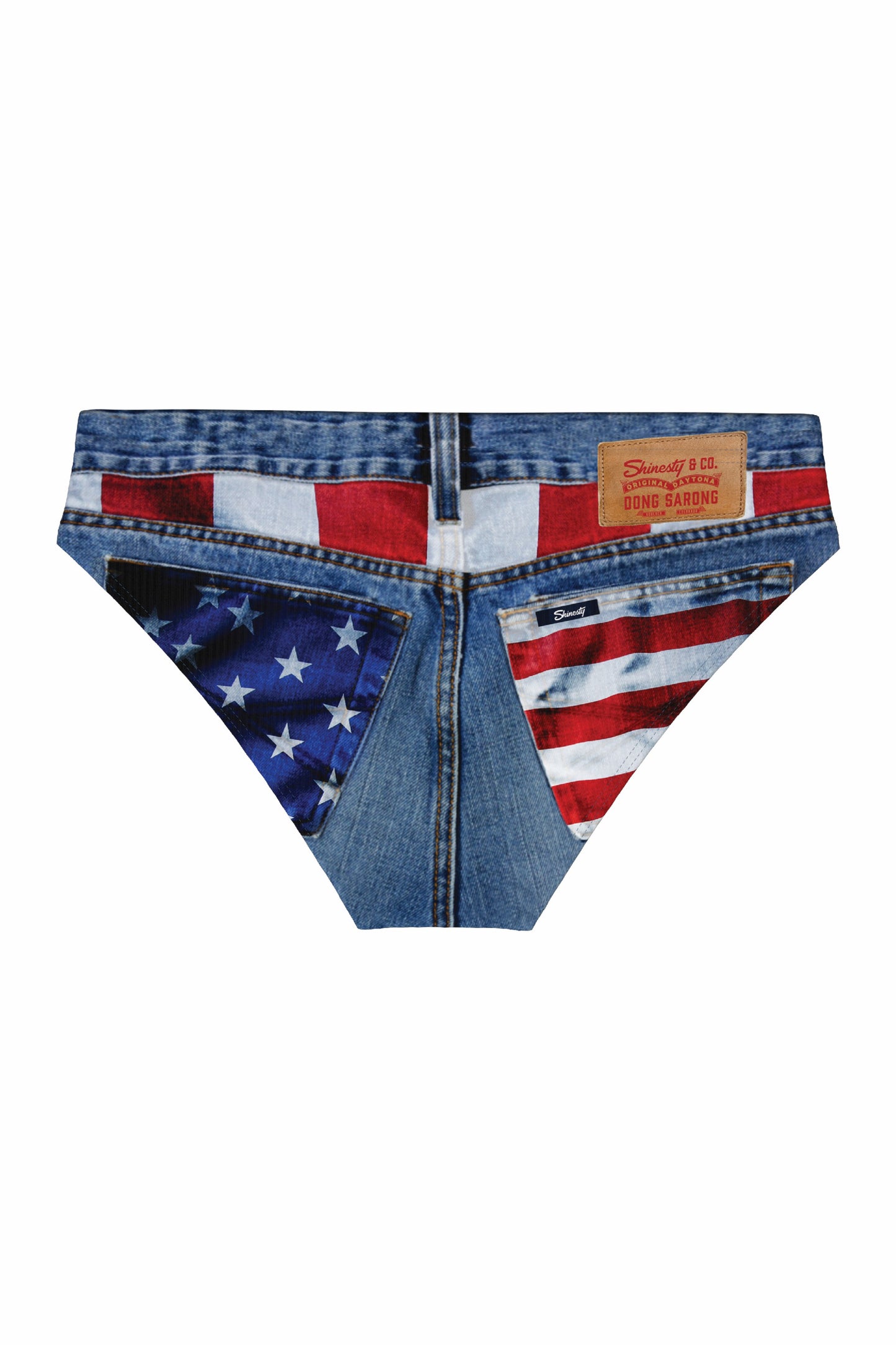 Shinesty Ball Hammock® Pouch Swim Briefs - USA Denim