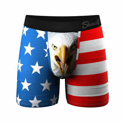 Shinesty Ball Hammock® Pouch Underwear - USA Mascot Eagle