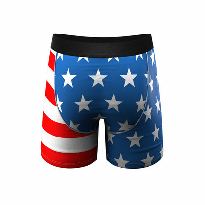 Shinesty Ball Hammock® Pouch Underwear - USA Mascot Eagle