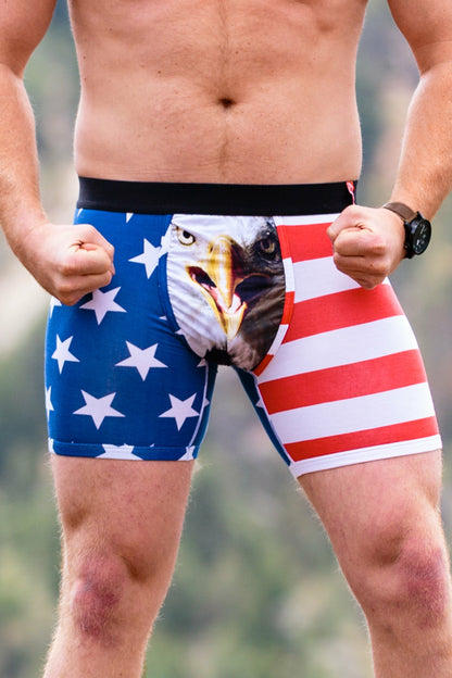 Shinesty Ball Hammock® Pouch Underwear - USA Mascot Eagle